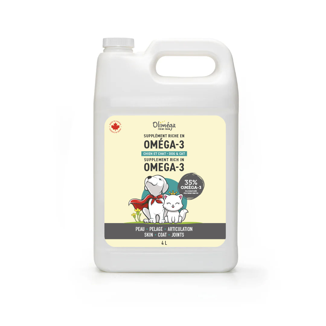 Supplément chiens et chats riche en oméga-3