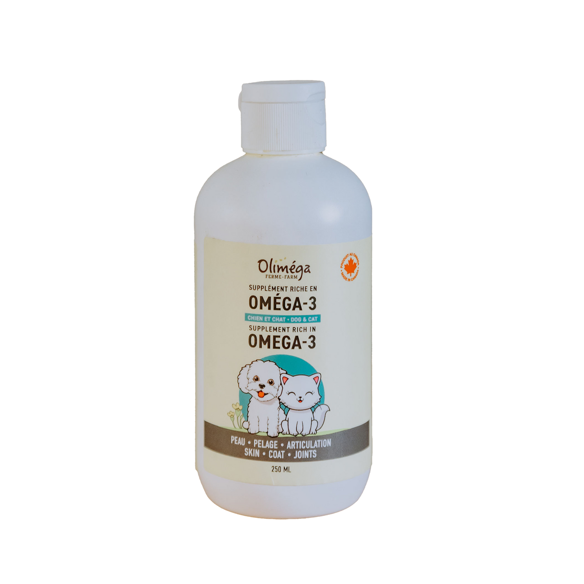 Supplément chiens et chats riche en oméga-3